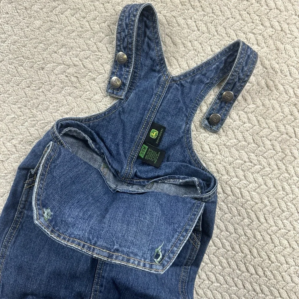 John Deere Denim Overalls‎ size 3/6 Months Western farm Tractor Little farmer